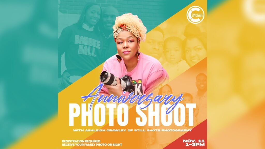 Anniversary photo shoot promotional graphic by 121 Media Group