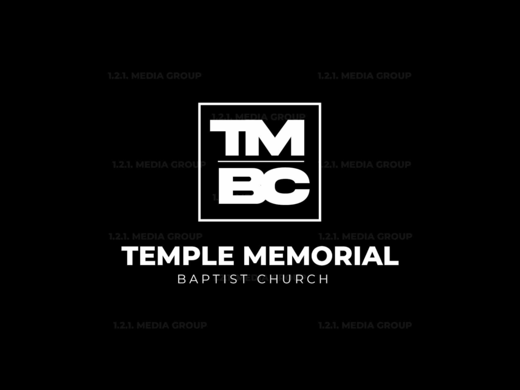 Temple Memorial Baptist Church logo design by 121 Media Group